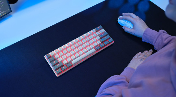 Teclado pequeno, enorme potencial: o novo Teclado Gaming Mecânico Wireless Acira